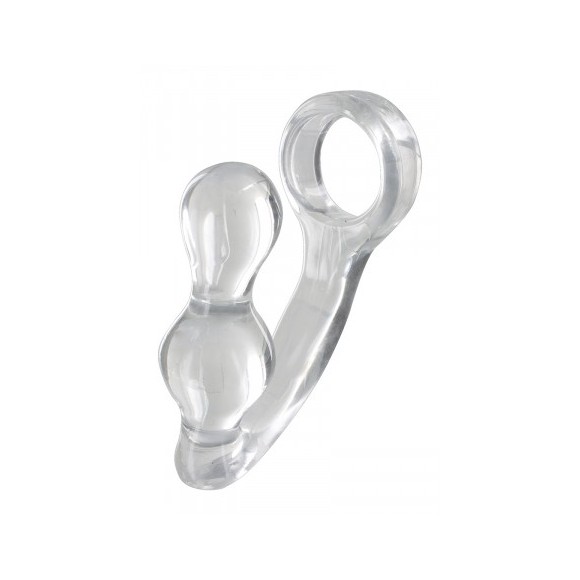 Stimulateur de prostate et cockring transparent