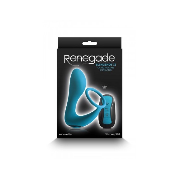 Plug prostatique avec cockring Renegade Slingshot 2