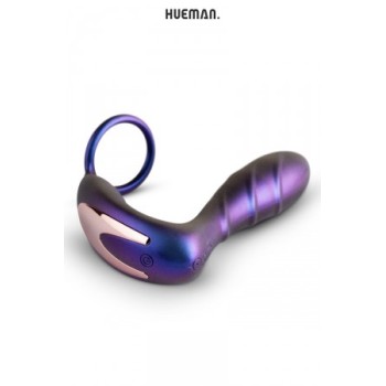 Plug vibrant et cockring Black Hole - Hueman