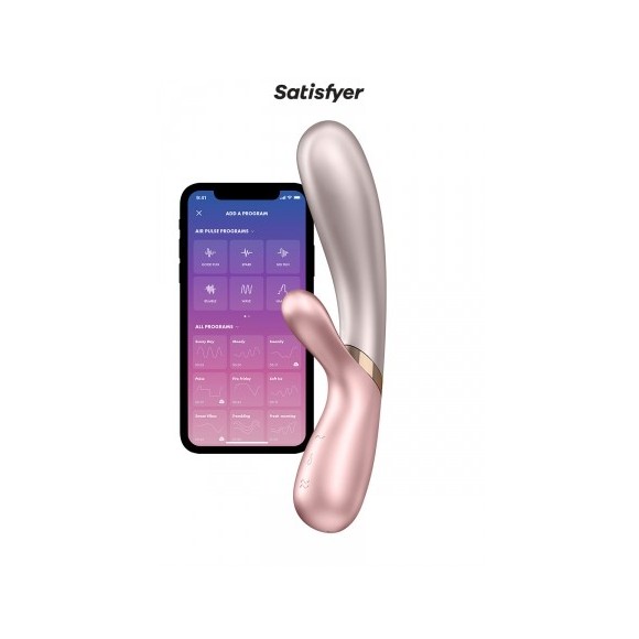 Rabbit chauffant Hot Lover rose - Satisfyer