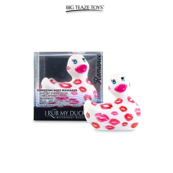 Mini canard vibrant Romance blanc et rose