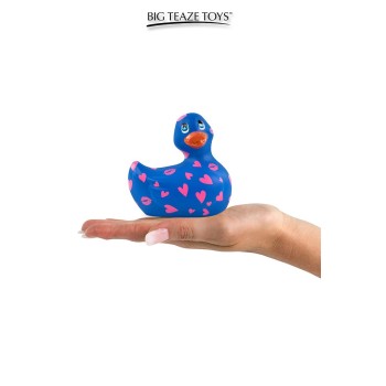 Mini canard vibrant Romance bleu et rose