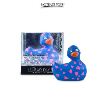 Mini canard vibrant Romance bleu et rose