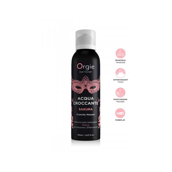 Mousse de massage effervescente Sakura 150ml