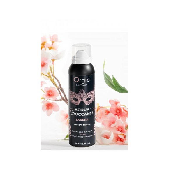 Mousse de massage effervescente Sakura 150ml