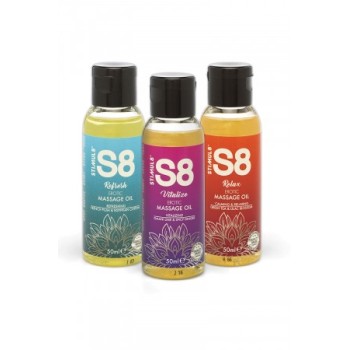 Coffret huiles de massage S8 3x50ml