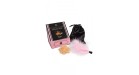 Kit poudre comestible chocolat aphrodisiaque et plumeau - Secret Play