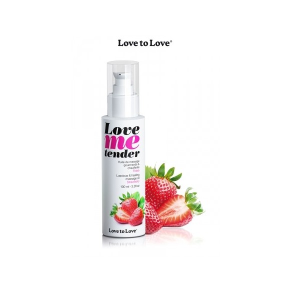 Huile de massage fraise 100ml