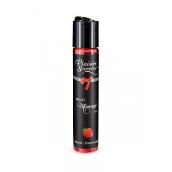 Huile de massage gourmande - Fraise