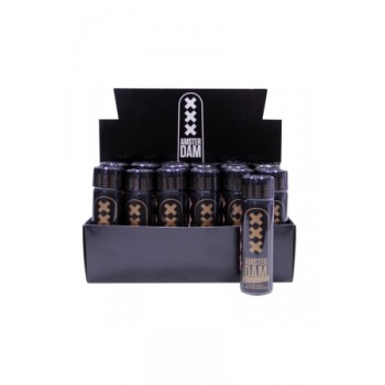 Box 18 poppers Amsterdam XXX Black Label Amyl 24ml