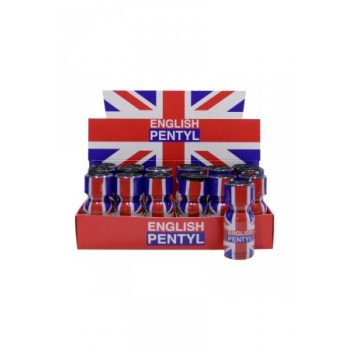 Box 18 poppers English Pentyl 15ml