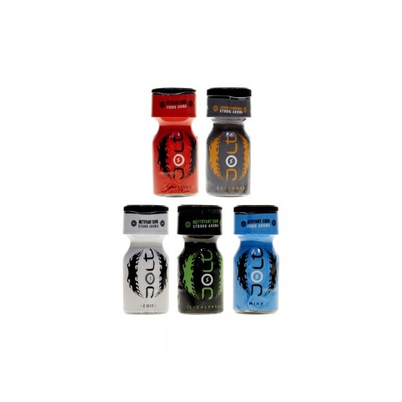 Pack 5 poppers parfumés Jolt 10ml