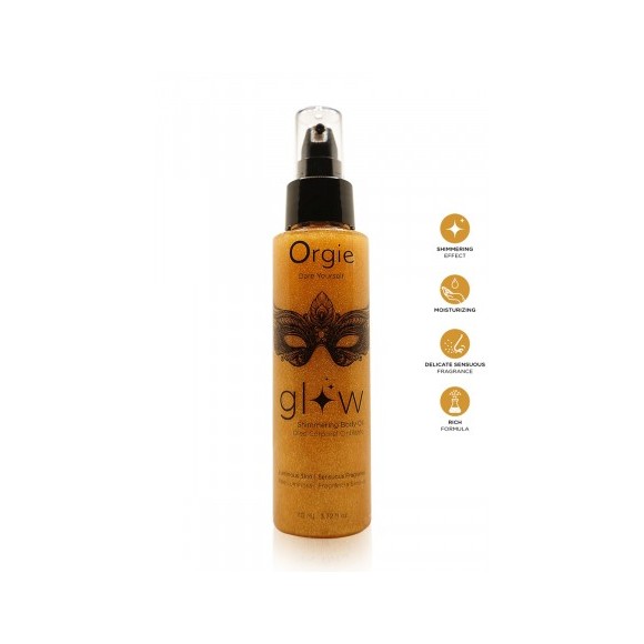 Huile brillante pour le corps 110ml - Orgie