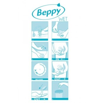 Boite 8 tampons Beppy WET