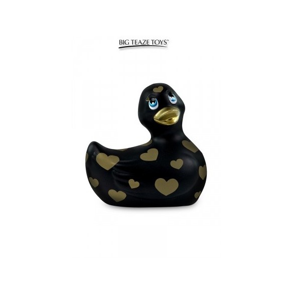 Mini canard vibrant Romance noir et or