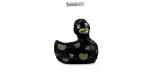 Mini canard vibrant Romance noir et or