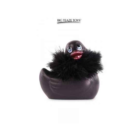 Mini canard vibrant Duckie Paris - noir