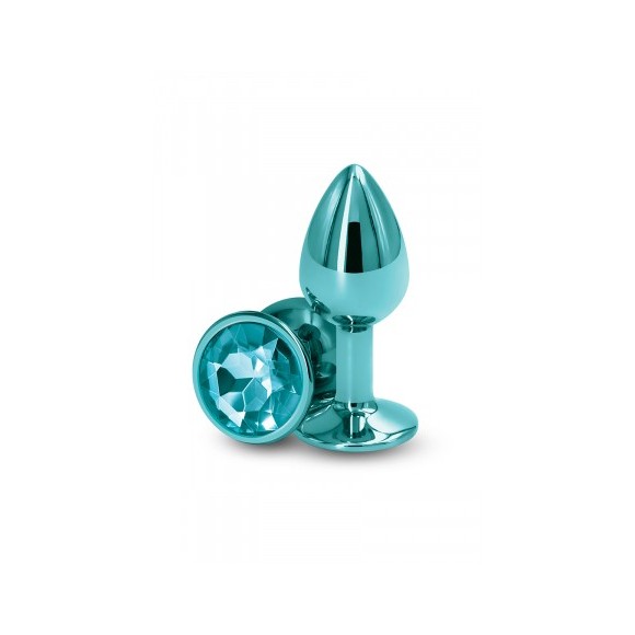 Plug bijou aluminium chromé vert