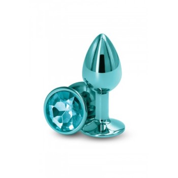 Plug bijou aluminium chromé vert