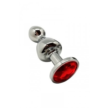 Plug bijou Lollypop rouge - Wooomy