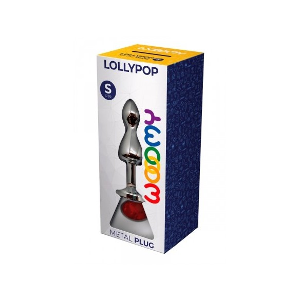 Plug bijou Lollypop rouge - Wooomy