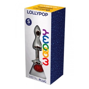 Plug bijou Lollypop rouge - Wooomy