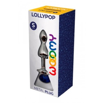 Plug bijou Lollypop bleu - Wooomy