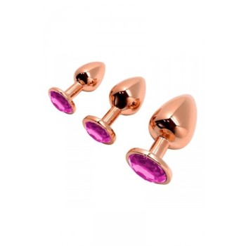 Plug bijou Tralalo rose - Wooomy