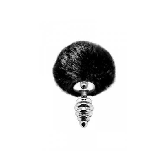 Plug métal Fluffy Twist noir - Alive