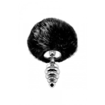 Plug métal Fluffy Twist noir - Alive