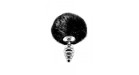 Plug métal Fluffy Twist noir - Alive