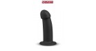 Gode ventouse noir Charlie 14,5 cm - No-Parts