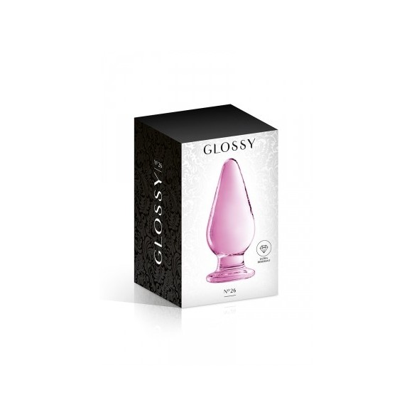 Plug anal verre Glossy Toys n° 26 Pink