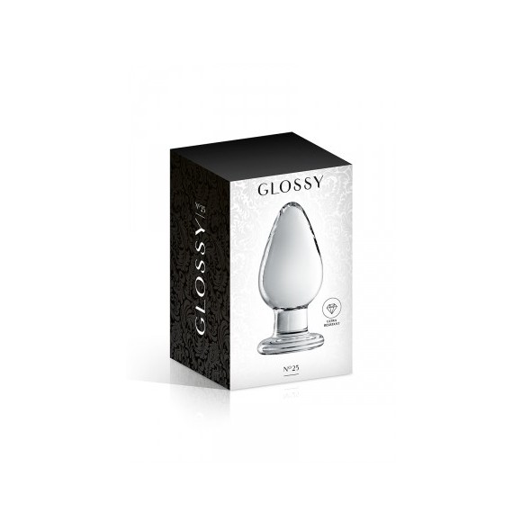 Plug anal verre Glossy Toys n° 25 Clear