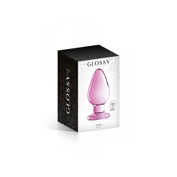 Plug anal verre Glossy Toys n° 25 Pink