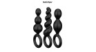 Set de 3 plugs noirs Booty Call - Satisfyer