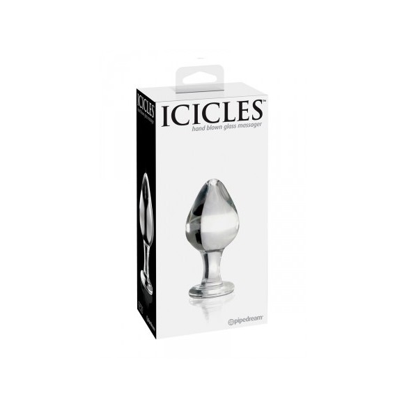 Plug anal verre Icicles n° 25