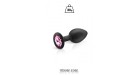 Plug bijou silicone noir - Hidden Eden