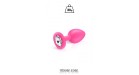 Plug bijou silicone rose - Hidden Eden