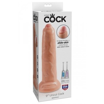 Gode 23,5 cm avec prépuce - King Cock