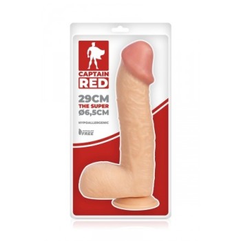 Gode XXL The Super 29 x 6,5 cm - Captain Red