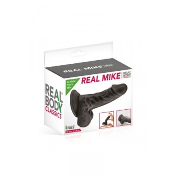 Gode réaliste noir 13 cm - Real Mike