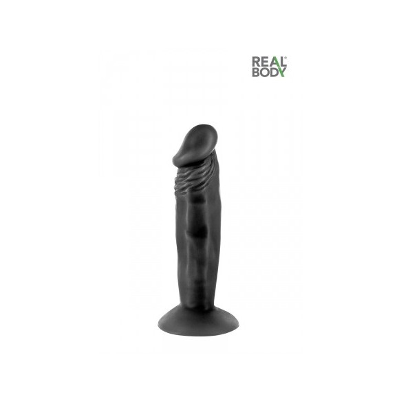 Gode réaliste 16 cm noir - Real Zack