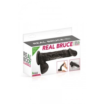 Gode réaliste 23 cm - Real Bruce Noir