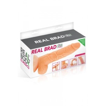 Gode ultra-réaliste 21 cm - Real Brad