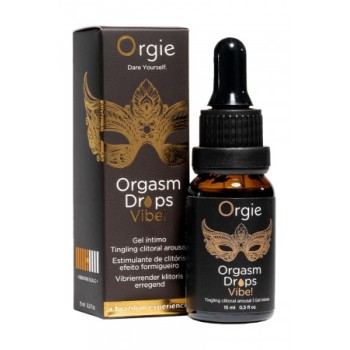 Gel d'excitation du Clitoris Orgasm Drops Vibe 15ml