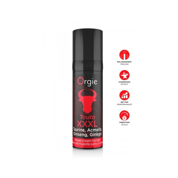 Crème pour améliorer l'érection Touro XXXL Power 15ml