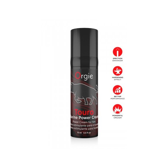 Crème pour améliorer l'érection Touro Power 15ml