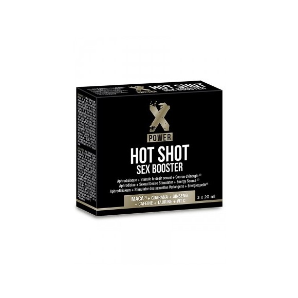 Hot Shot Sex Booster (3 x 20 ml) - XPOWER