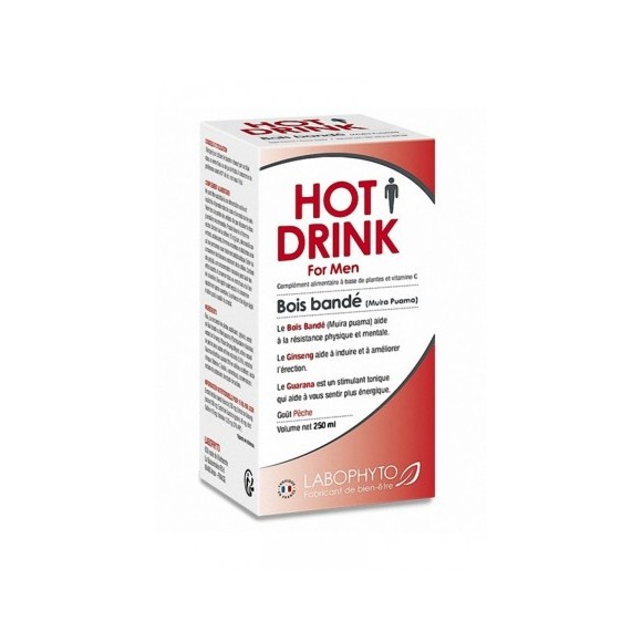 HOT DRINK Homme bois bandé 250 ml